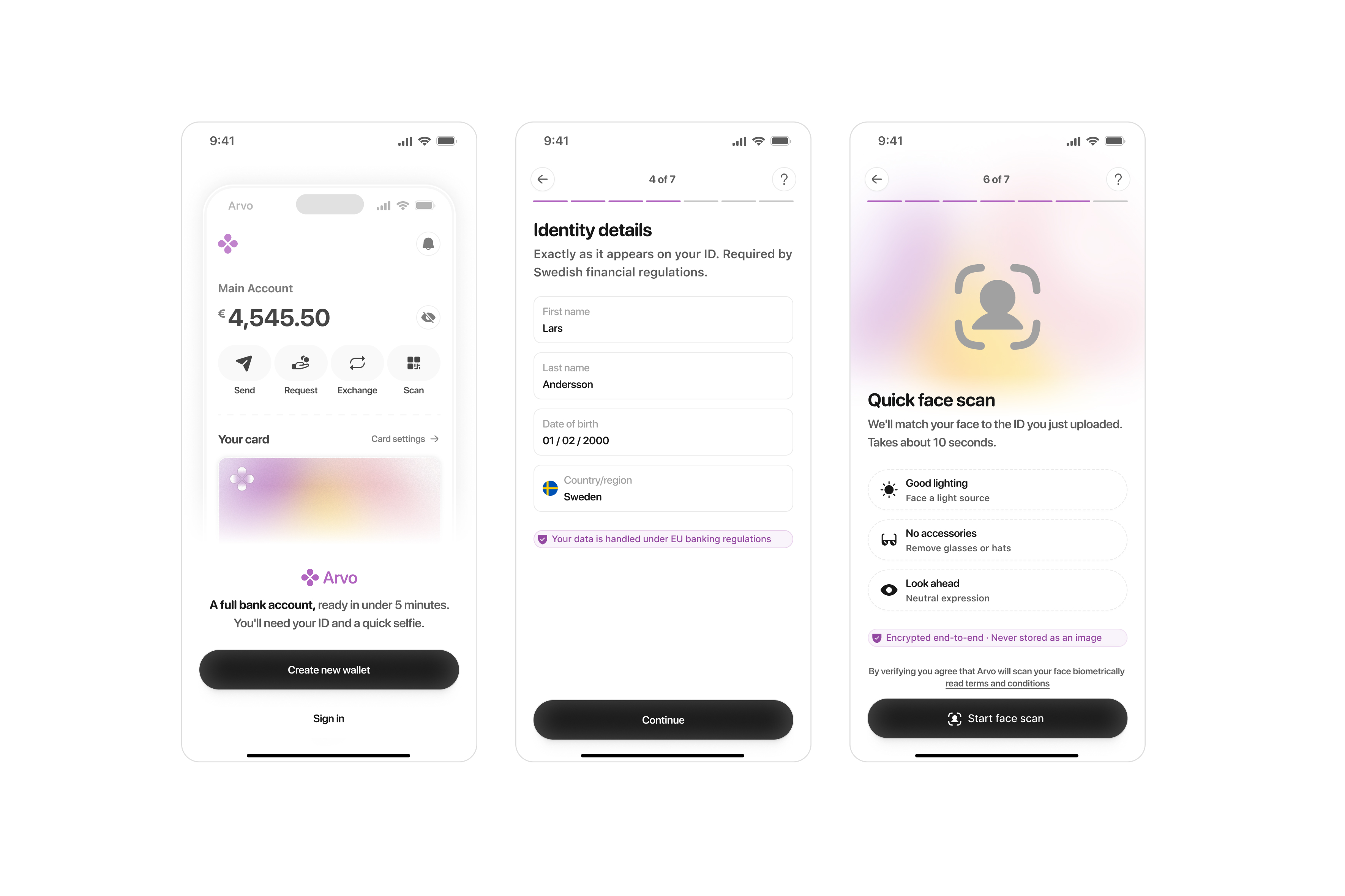 Avro — Banking Onboarding